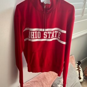 Ohio state Pink quarter zip